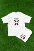 She Smiles Panda Oversized T-Shirt – Cute Couple Tee